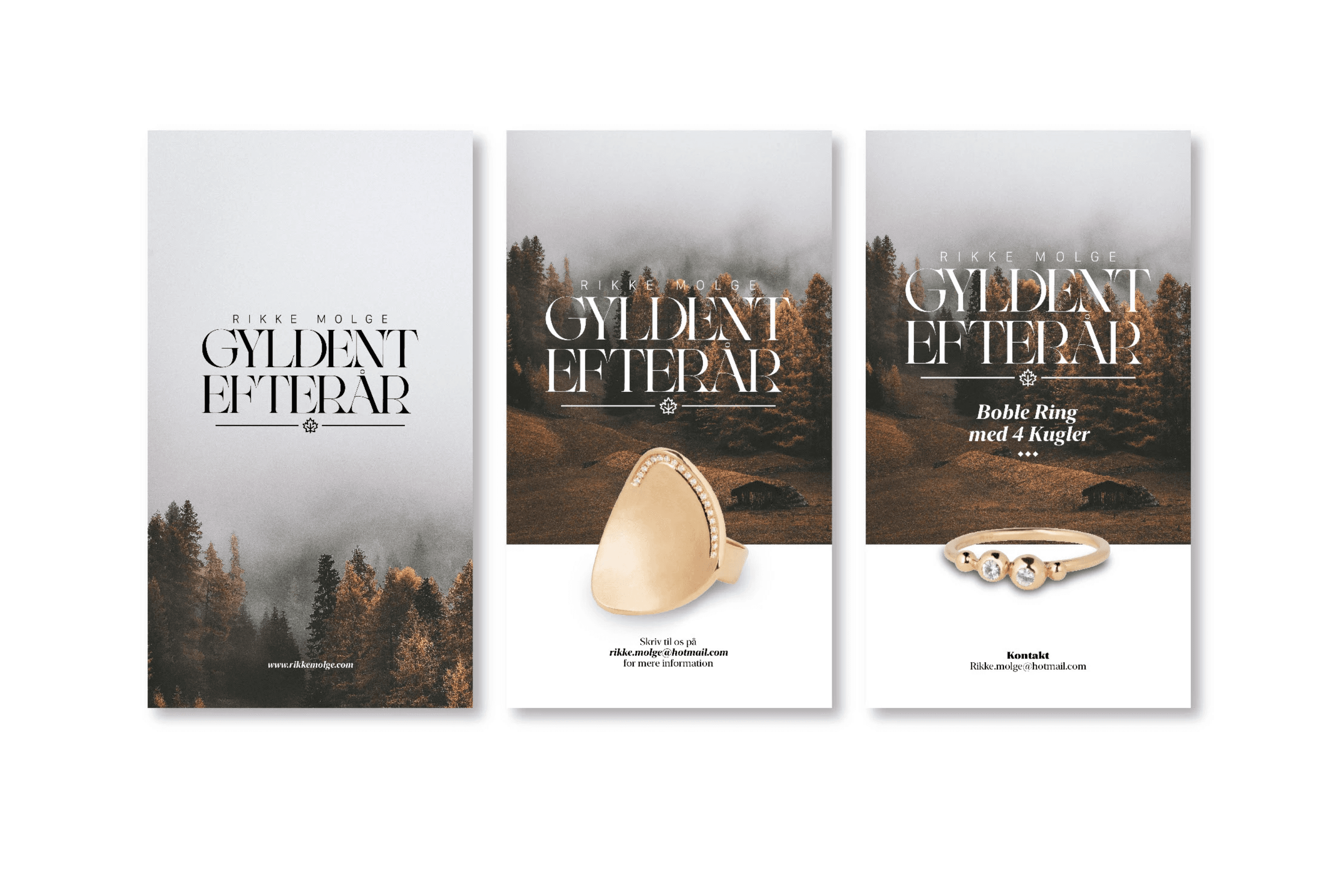 Rikke Molge jewelry e-commerce project